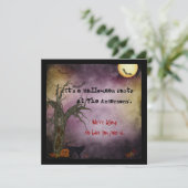 ゴシックナイトスカイハロウィーン招待状 招待状 (スタンド正面)