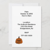 ゴシックナイトスカイハローウィンパーティ招待状 招待状 (裏面)