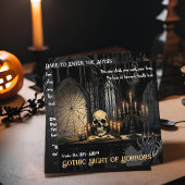 ゴシックナイト・オブ・ホラー – あえて深淵に入る 招待状