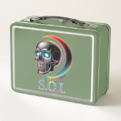 ゴシックネオンスカル メタルランチボックス (裏面)