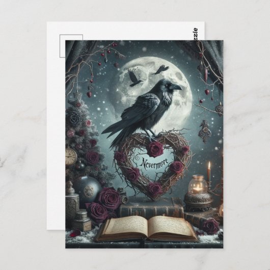 ゴシックネバーモア渡し ポストカード (正面/裏面)