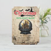 ゴシックハウスハロウィーンクリスマスホリデーバッシュ 招待状 (スタンド正面)