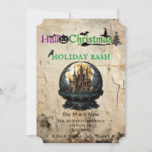 ゴシックハウスハロクリスマスホリデーバッシュ 招待状 (正面)