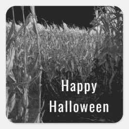 ゴシックハッピーハローウィンヴィンテージコーンメイズ スクエアシール