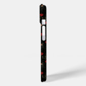 ゴシックハロウィンのバラとクモ Case-Mate iPhoneケース (裏面 / 左)