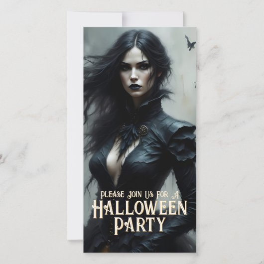 ゴシックハロウィンの神秘的な夜への招待 (正面)