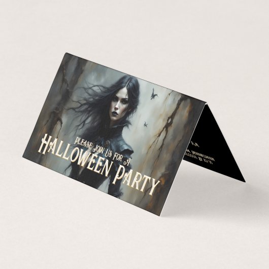 ゴシックハロウィンの神秘的な夜への招待 (正面)