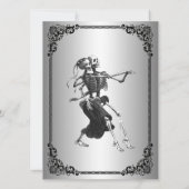 ゴシックハロウィンウェディング招待状 招待状 (裏面)