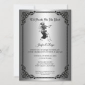 ゴシックハロウィンウェディング招待状 招待状 (正面)