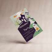 ゴシックハロウィンパーティーの招待状 シーズンカード