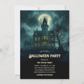 ゴシックハロウィンパーティー 招待状 (正面)