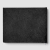 ゴシックハロウィン結婚のゲストブック ゲストブック (裏面)