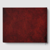 ゴシックハロウィン結婚のゲストブック ゲストブック (裏面)