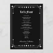 ゴシックハロウィン結婚ズ メニュー (正面)