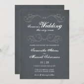 ゴシックハロウィン結婚ズ 招待状 (正面/裏面)