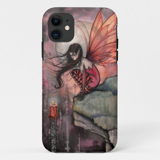 ゴシックハロウィン オートムフェアリー ファンタジーアート Case-Mate iPhoneケース (裏面)