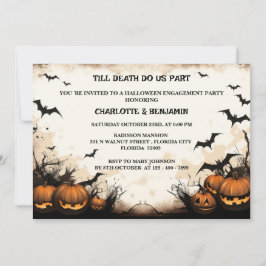 ゴシックハロウィン 記念日パーティー 招待状