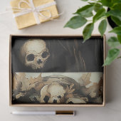 ゴシックハロウィーンの妖精とスカルとカボチャ 薄葉紙 (ギフト)