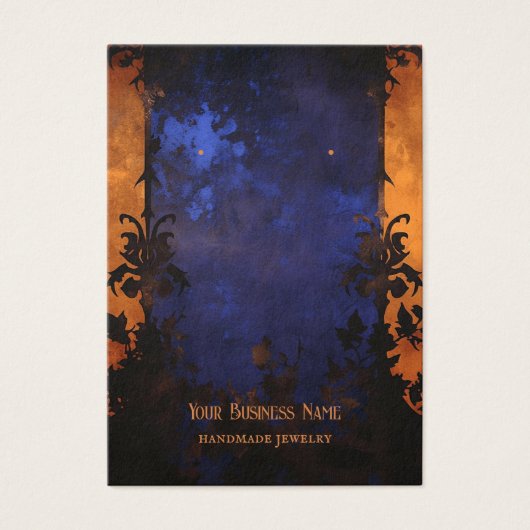 ゴシックハロウィーンイヤリングディスプレイカード (正面)