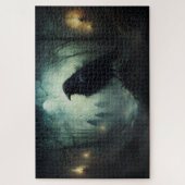 ゴシックハロウィーンク不気味ロー ジグソーパズル (縦)