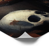 ゴシックハロウィーンフェアリー&パンプキンダークファンタジーアート ポスター (角)