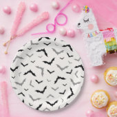 ゴシックハロウィーンブラックこうもり結婚ズ ペーパープレート (パーティー)