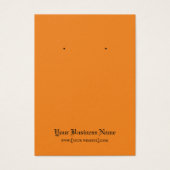 ゴシックハロウィーンブラックオレンジイヤリングディスプレイカード (正面)