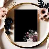 ゴシックハロウィーンブラックドレスゴシックガールベビーシャワー 招待状