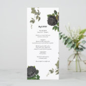 ゴシックハロウィーンブラックバラ結婚ズホワイト メニュー (スタンド正面)