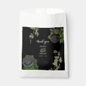 ゴシックハロウィーンブラックバラ結婚ズ フェイバーバッグ (正面)