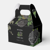 ゴシックハロウィーンブラックバラ結婚ズ フェイバーボックス (正面サイド)