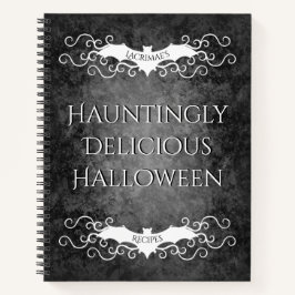 ゴシックハロウィーンレシピ ノートブック