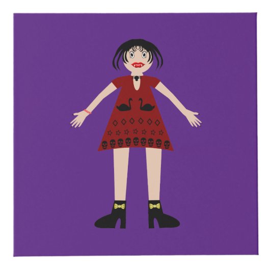 ゴシックハロウィーンヴァンパイレディカスタムー フォトキューブ (正面)