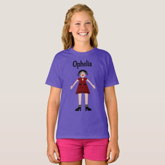 ゴシックハロウィーンヴァンパイレディカスタムー Tシャツ (正面フル)