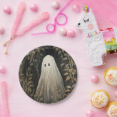 ゴシックハロウィーン不気味幽霊 ペーパープレート (パーティー)