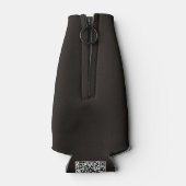 ゴシックハロウィーン墓地ヘッドストーンクロススケッチ ボトルクーラー (裏面)