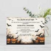 ゴシックハロウィーン婚約パーティ 招待状 (スタンド正面)