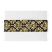 ゴシックハロウィーン結婚スピリットボードまたはシャワー 招待状ベリーバンド (裏面例)