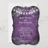 ゴシックハロウィーン結婚式招待状 招待状 (裏面)