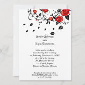 ゴシックハロウィーン結婚式招待状 招待状 (裏面)