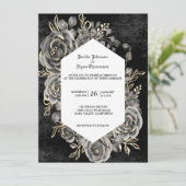 ゴシックハロウィーン結婚式招待状 招待状 (スタンド正面)