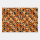 ゴシックハロウィーン銅とブラックセット3 ラッピングペーパーシート (正面2)