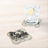 ゴシックハロウィーン魔女スカルスパイダーオオオカミ ペーパーコースター (インサイチュ)