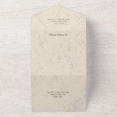 ゴシックハロウィーンQRコード オールインワン招待状 (外側)