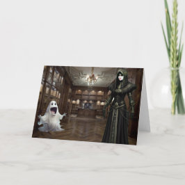 ゴシックハローウィンパーティ招待状。カード カード