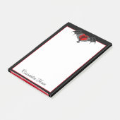 ゴシックハートとこうもり翼 ポストイット (アングル)