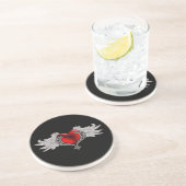 ゴシックハートとエンジェルウィングス コースター (側面)