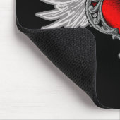 ゴシックハートとエンジェルウィングス マウスパッド (コーナー)