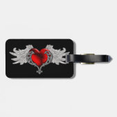 ゴシックハートとエンジェルウィングス ラゲッジタグ (裏面横)