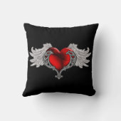 ゴシックハートウィングス装飾用クッション クッション (裏面)